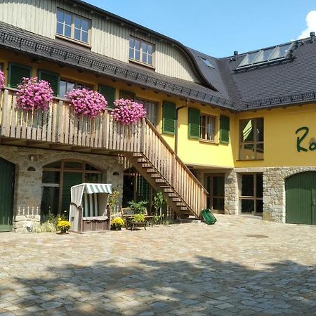 Pension Raupennest Mit Blockhaussauna Bautzen Eksteriør billede